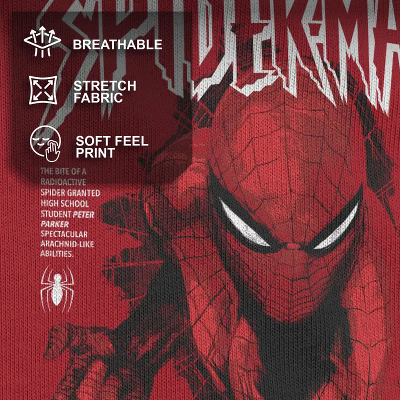 Classic Web Hero Graphic Tee for Retro Comic Fans and Streetwear Style Lovers