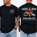 Vintage Hauling Company Truck Driver Graphic T-Shirt for Hardworking Men