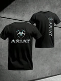 Rugged Heritage: Ariat Geometric Shield Western Graphic Unisex Casual Tee