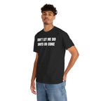 The Party Warning Label: "Shots or Coke" Sarcastic Heavy Cotton Tee