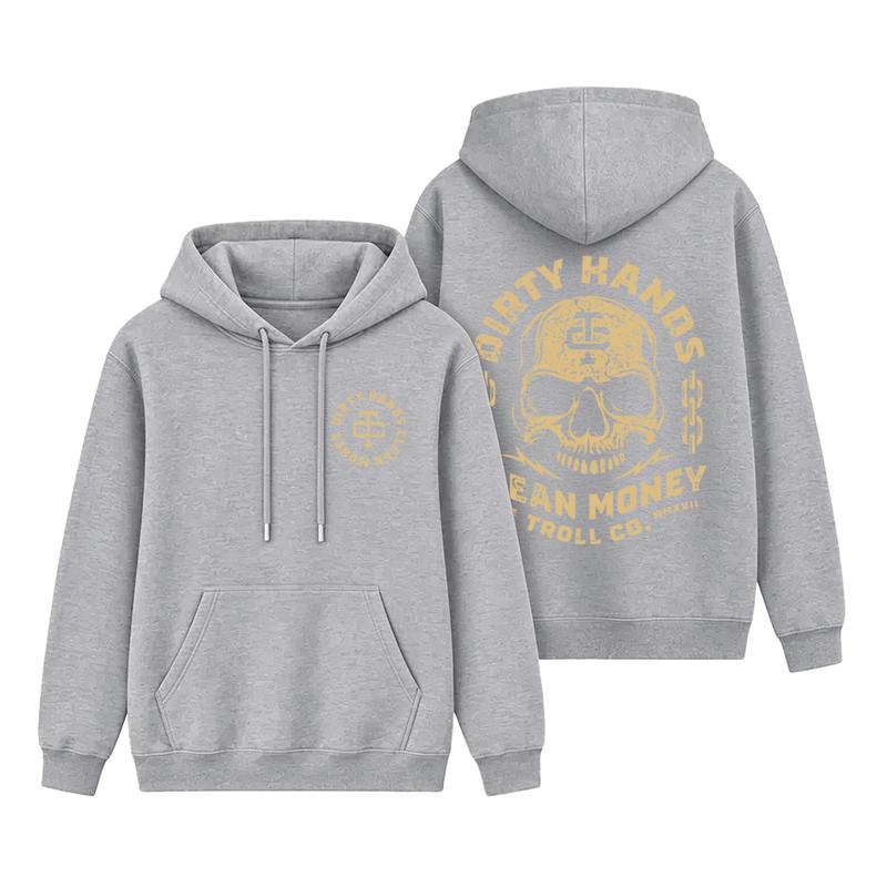 Bold Skull Graphic Hoodie for Hustle Streetwear and Everyday Casual Outfits