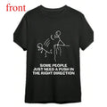 Wickedly Witty "Just Need a Push" Sarcastic Statement Graphic Tee