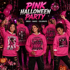 October Awareness Horror Hoodie with Ribbon Graphic for Spooky Season Support