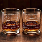 To My Brother In Law, Whiskey Glass, Gift For Him and Whiskey Lovers - 7