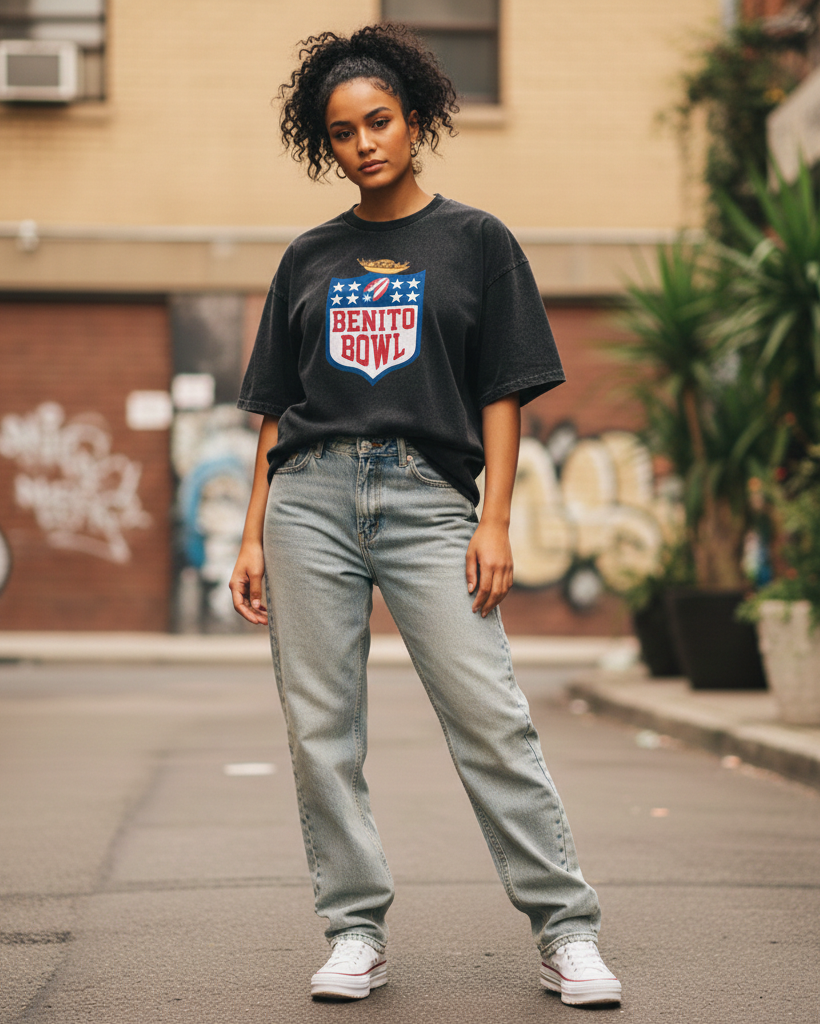 Benito Bowl 2026 Vintage Washed Graphic Tee, Team Benito Shirt, Here For The Benito Bowl