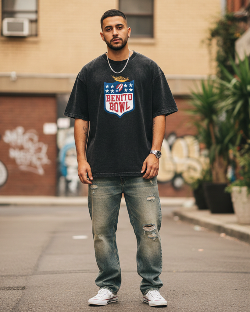 Benito Bowl 2026 Vintage Washed Graphic Tee, Team Benito Shirt, Here For The Benito Bowl