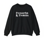 Faith-Fueled Strength: The 'Proverbs & Protein' Modern Christian Workout Tee