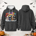 Scare Bears Halloween Graphic Hoodie for Cute Horror Fall Casual Outfits