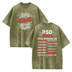 Stars and Stripes and Human Rights Social Justice Patriotic Graphic T-Shirt