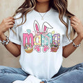 "Easter Bunny Mama" Colorful Spring Graphic Tee - Whimsical Festive Holiday Mom Shirt