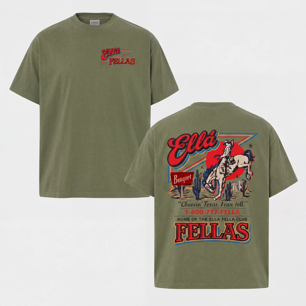 Desert Dust: Ella Fellas "Choosin' Texas" Vintage Sand Graphic Tee