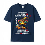 The Aging Reality Check: "In My Mind I'm Still 24" Funny Duck Graphic Tee