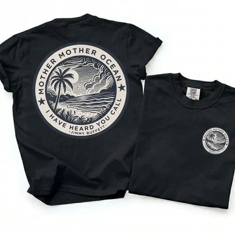 Coastal Soul: Jimmy Buffett "Mother Mother Ocean" Comfort Colors Tee