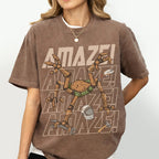 "Amaze! Amaze! Amaze!" Project Hail Mary Rocky Graphic Tee - Vintage Sci-Fi Book Lover Shirt