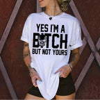 Yes I'm A Statement Graphic Skull Print Feminist Unisex Vintage T-Shirt