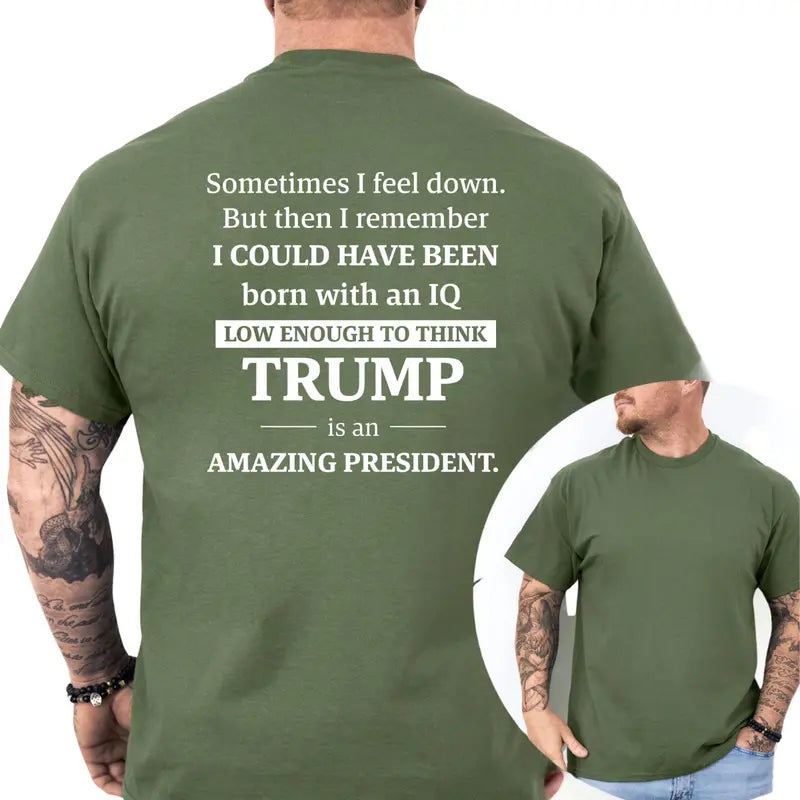 Unapologetic Satire: Funny Anti-Trump Political Statement Graphic Tee