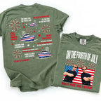 Funny American Freedom Graphic Shirt for Fourth of July Celebration