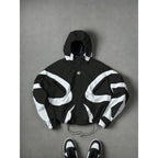 Futuristic Techwear Windbreaker Jacket for Outdoor Streetwear and Spring Layering