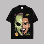 Spurs Nation Alien: Victor Wembanyama Vintage Bootleg Style Graphic Tee