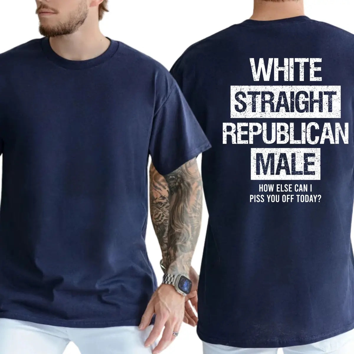 The Unapologetic Republican Identity Tee - Bold Sarcastic Statement Shirt