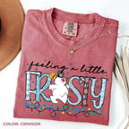 Funny Frosty Snowman Christmas Graphic Tee for Cozy Winter Holiday Outfits
