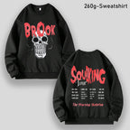 The Starving Skeleton: Brook "SoulKing Tour" Vintage Washed Anime Graphic Tee