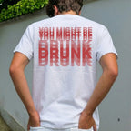 Optical Illusion Style: The "You Might Be Drunk" Blur Effect Streetwear Tee