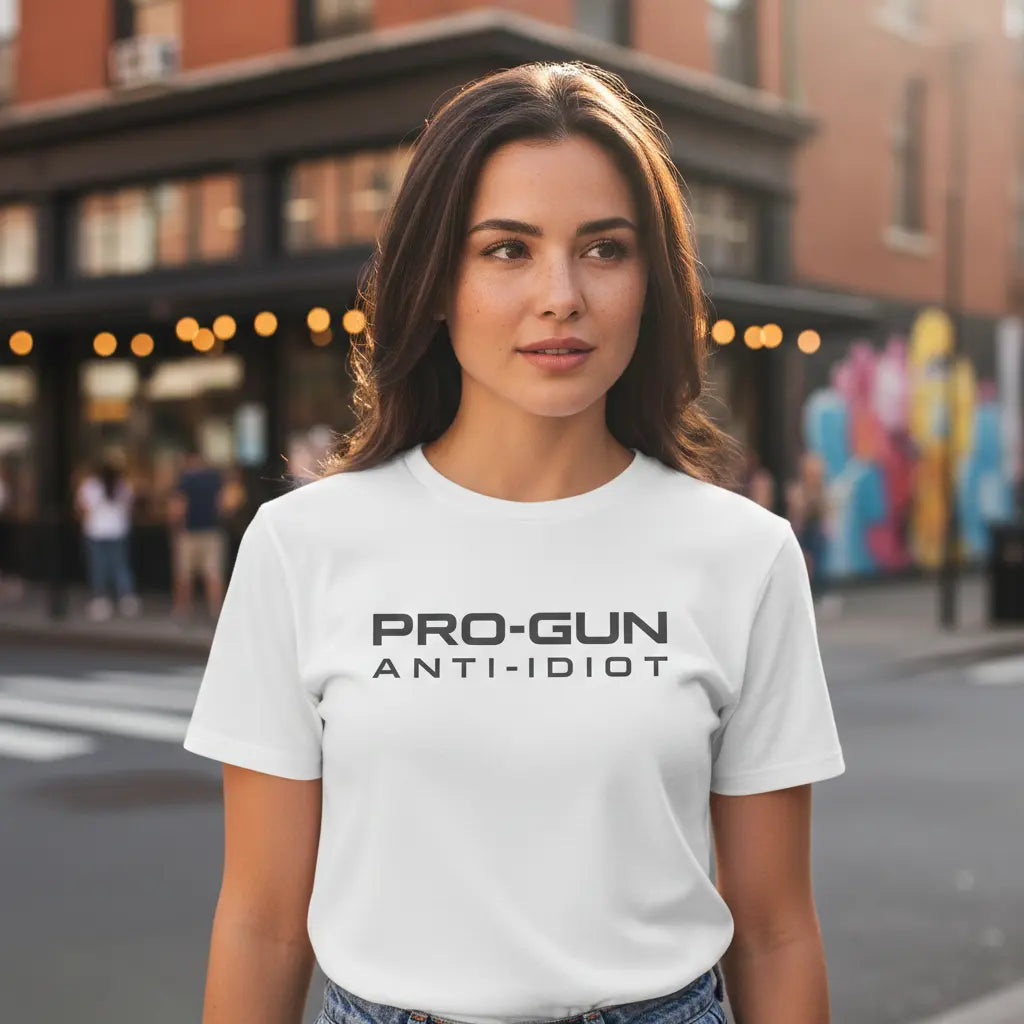 "Wear Your Rights" Pro-Gun Anti-Idiot Graphic Tee - Tactical 2A Supporter Statement Streetwear