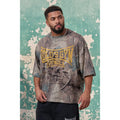 Vintage Gym Inspired Oversized Graphic T-Shirt for Strength Training Streetwear Style