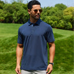 Men's Classic Cotton Polo Shirt 3-Pack for Work Golf Travel and Everyday Comfort