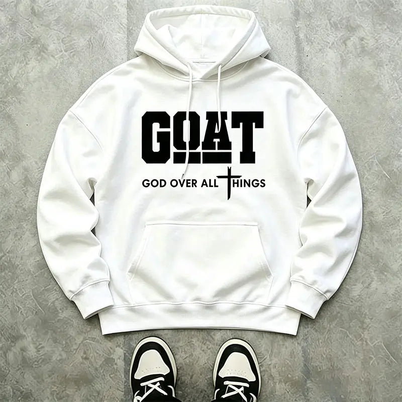 God Over All Things Hoodie for Christian Streetwear and Everyday Faith Outfits
