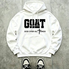 God Over All Things Hoodie for Christian Streetwear and Everyday Faith Outfits