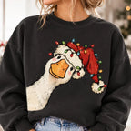 Funny Christmas Goose Sweatshirt for Holiday Parties and Cozy Winter Outfits