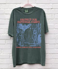Cryptid National Parks Graphic T-Shirt for Camping and Hiking Fans