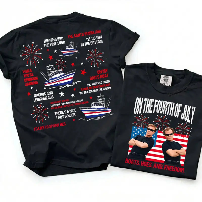Funny American Freedom Graphic Shirt for Fourth of July Celebration