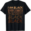 Unapologetic Pride: Juneteenth "Blackity Black Black" Statement Tee