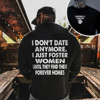 "Heartbreak Shelter" Two-Sided Sarcastic Hoodie - "Foster Women" Dark Humor Streetwear Pullover